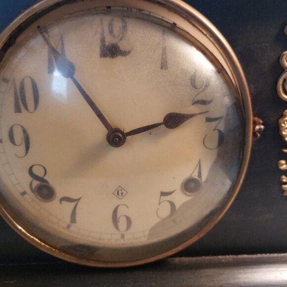 Antique Gilbert Bell & Hammer Chime Clock - Picture 6 of 7